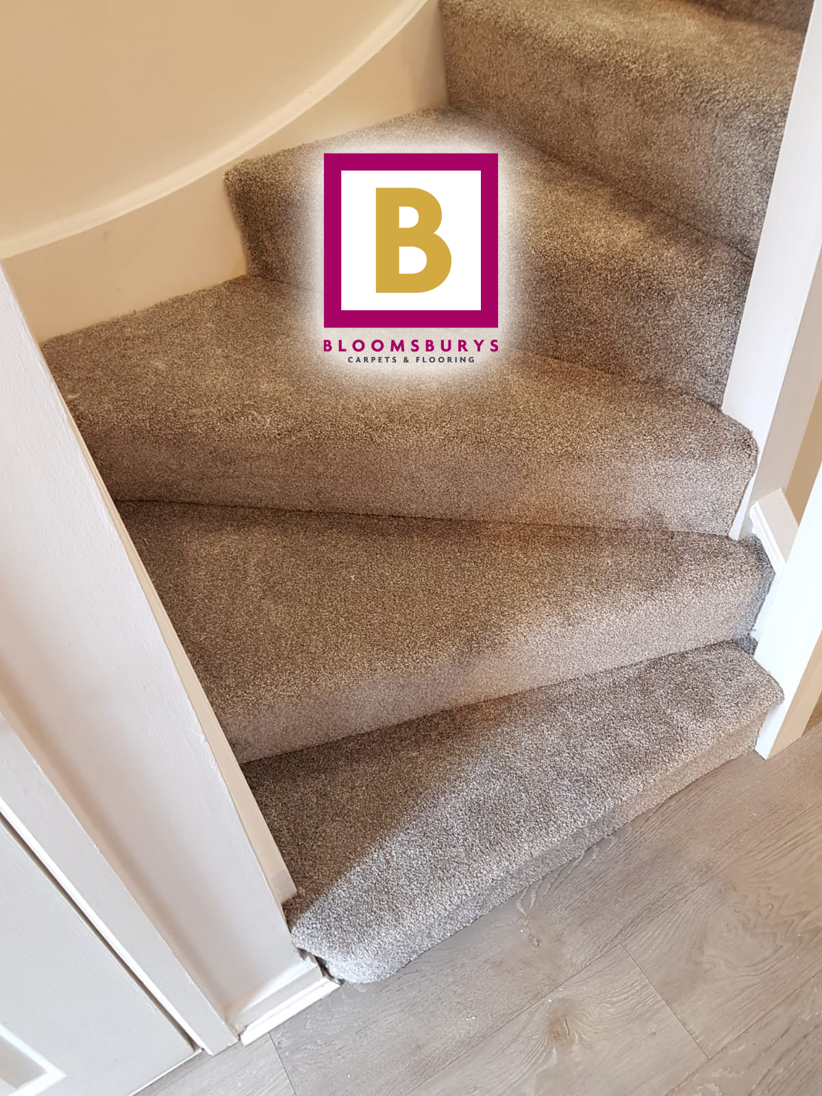 Silver Saxony Carpet Installation