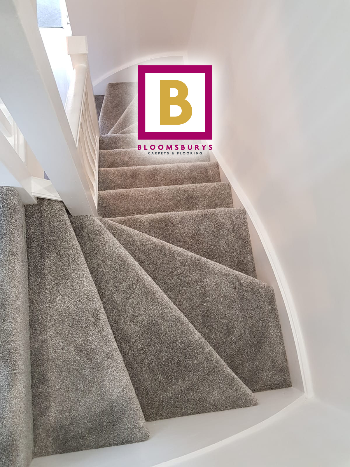 Silver Saxony Carpet Installation