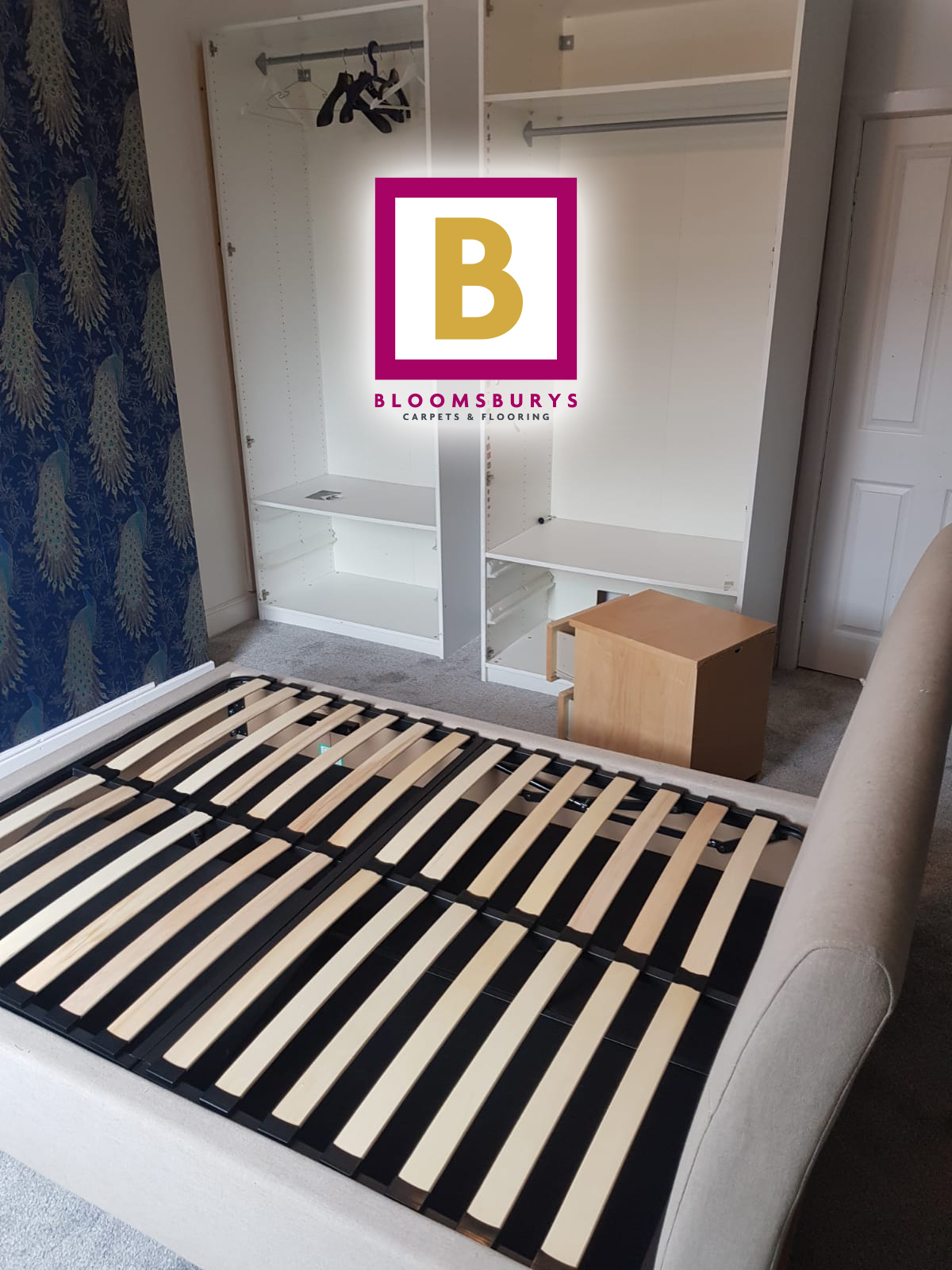Silver Saxony Carpet Installation