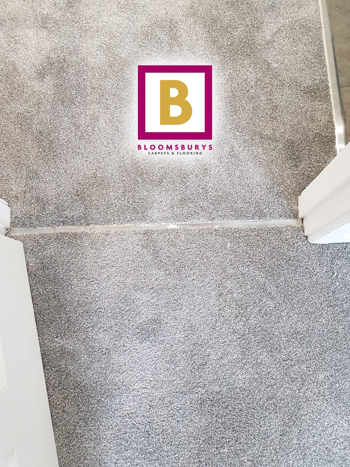 Silver Saxony Carpet Installation
