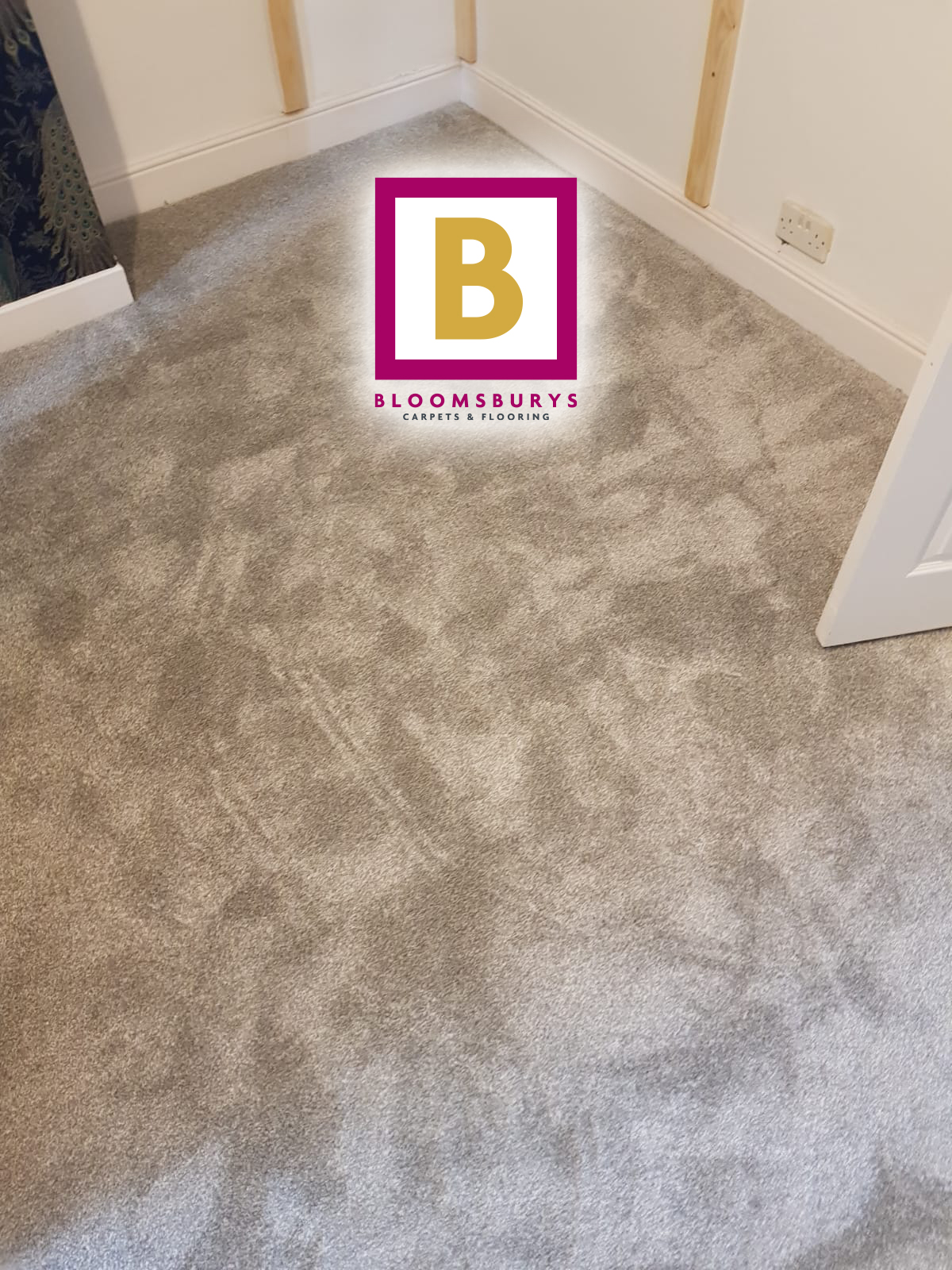 Silver Saxony Carpet Installation