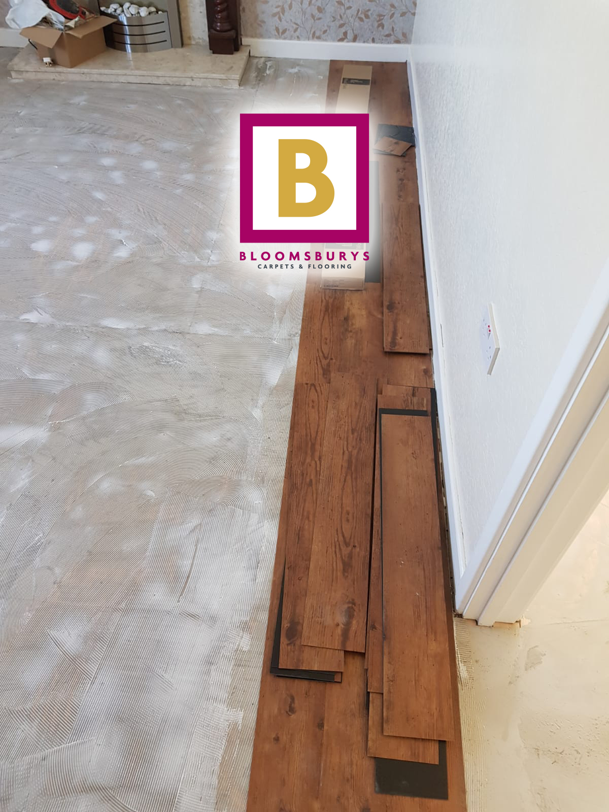 LVT Lounge & Hall - Prep to Install